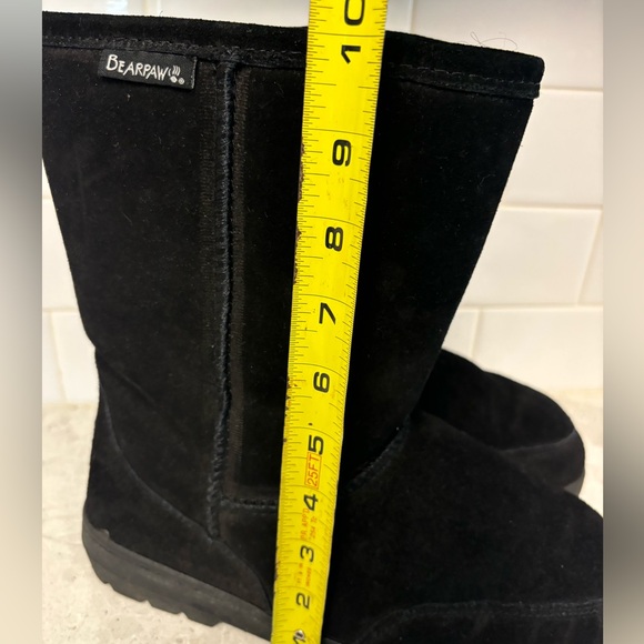 BearPaw Woman’s Black boots size 8/9 - Picture 7 of 7
